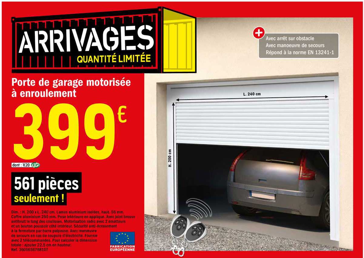 Porte De Garage Motorisée à Enroulement