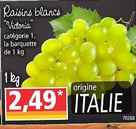 Raisins Blancs Victoria