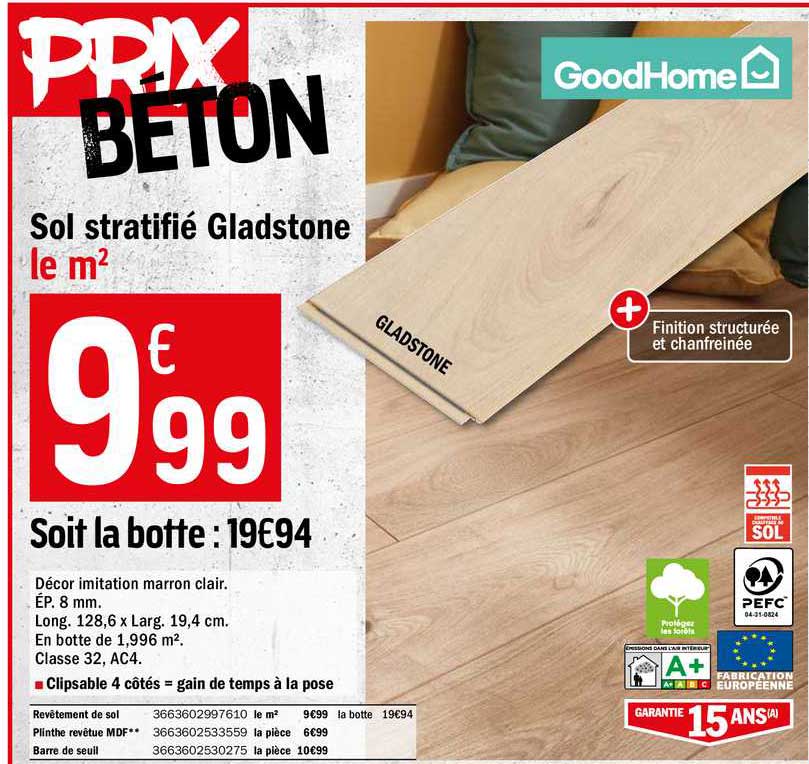 Sol Stratifié Gladstone