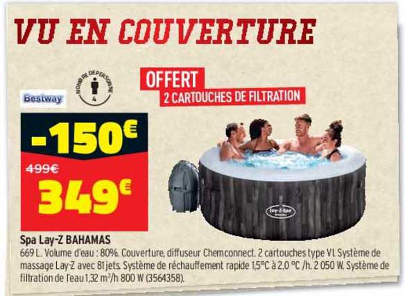 spa lay z bahamas bestway