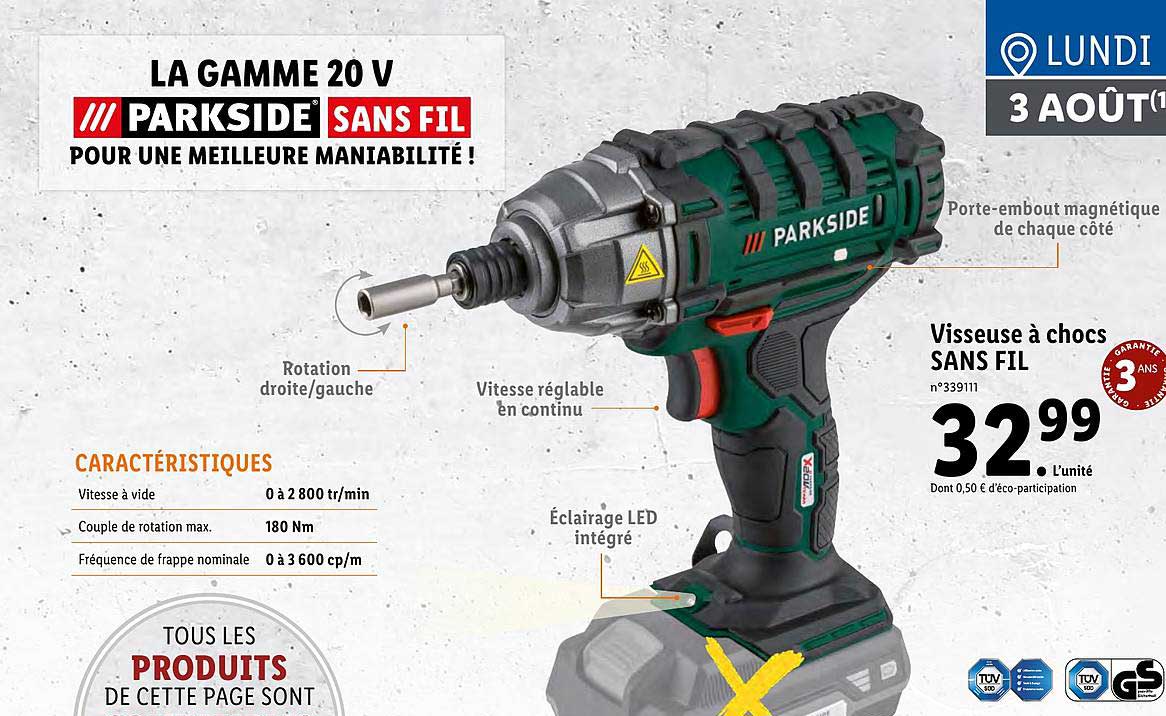 visseuse à chocs sans fil