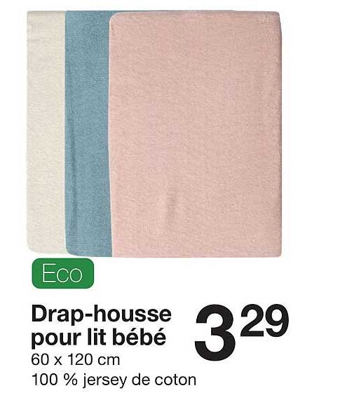 drap-housse pour lit bébé