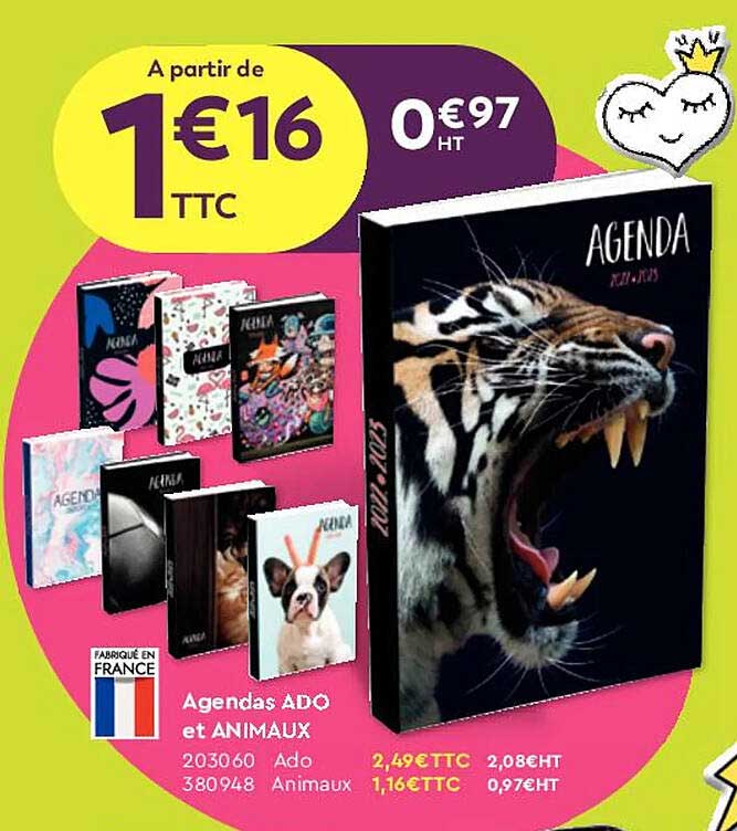 Agendas Ado Et Animaux