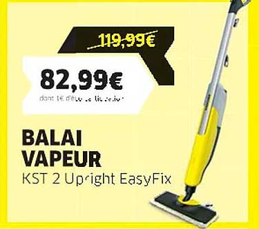 balai vapeur kst 2 upright easyFix
