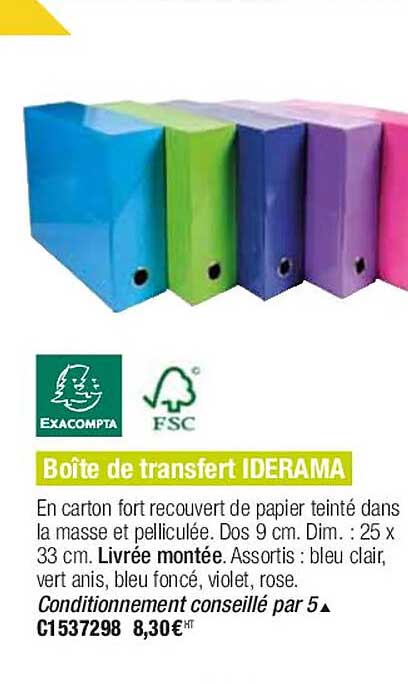 boîte de transfert iderama