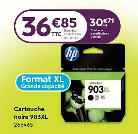 Cartouche Noire 903xl