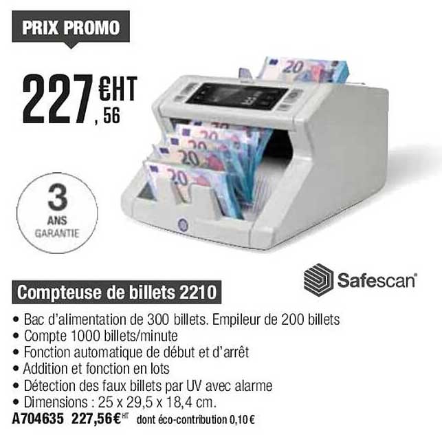 compteuse de billets 2210