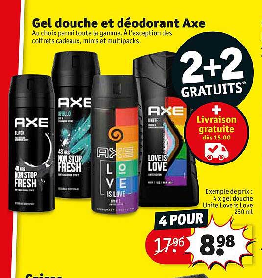 Gel Douche Et Déodorant Axe