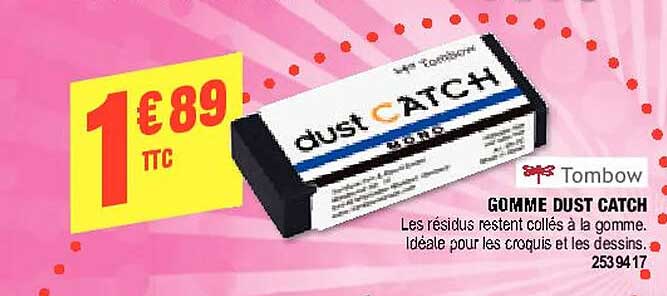gomme dust catch tombow