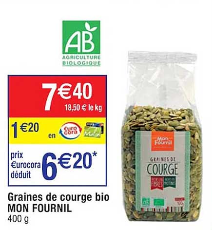 graines de courge bio mon fournil