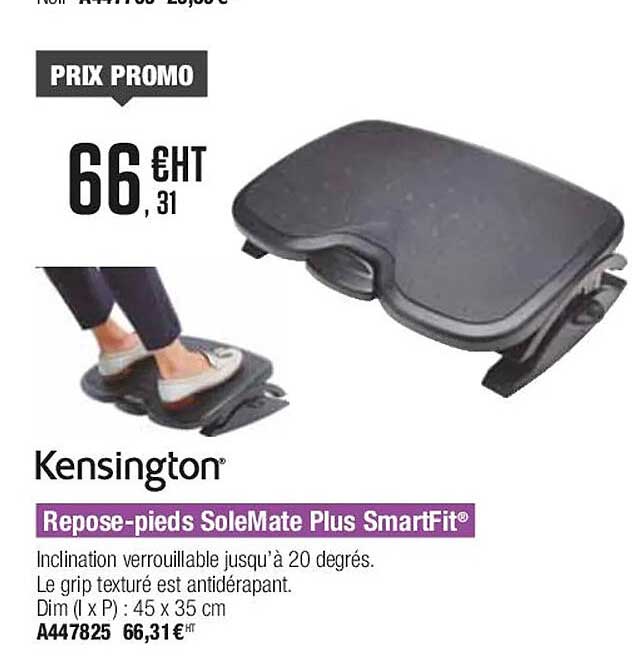 kensington repose-pieds solemate plus smartfit
