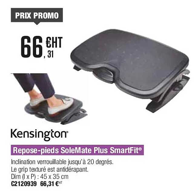 kensington repose-pieds solemate plus smartfit
