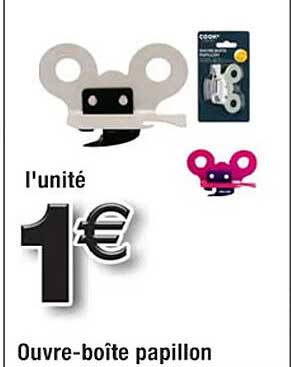 ouvre-boîte papillon