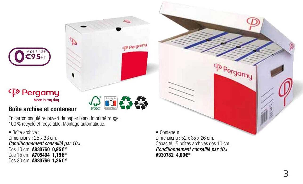 pergamy more in my day boîte archive et conteneur