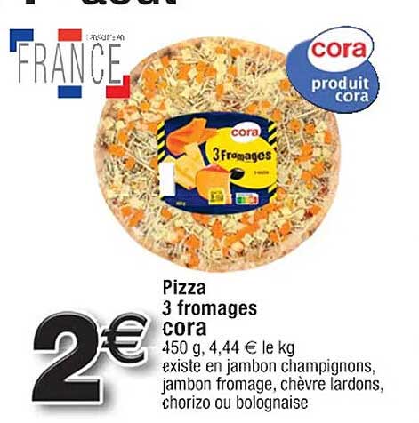 Pizza 3 Fromages Cora