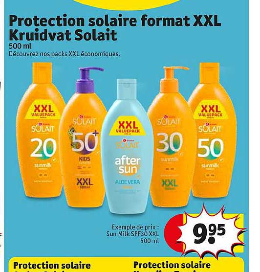 protection solaire format xxl kruidvat solait