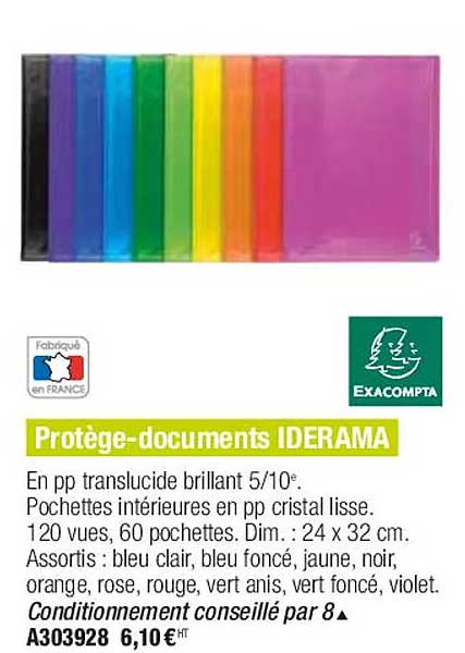 protège-documents iderama exacompta