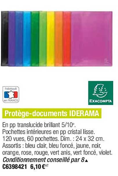 protège-documents iderama