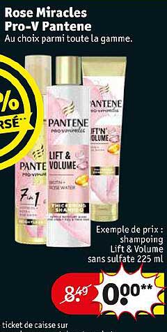 rose miracles pro-v panten