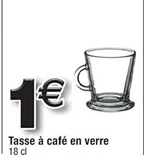 Tasse à Café En Verre
