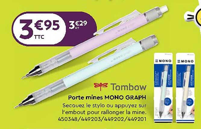 tombow porte mines mono graph