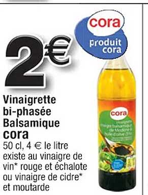 Vinaigrette Biphasée Balsamique Cora