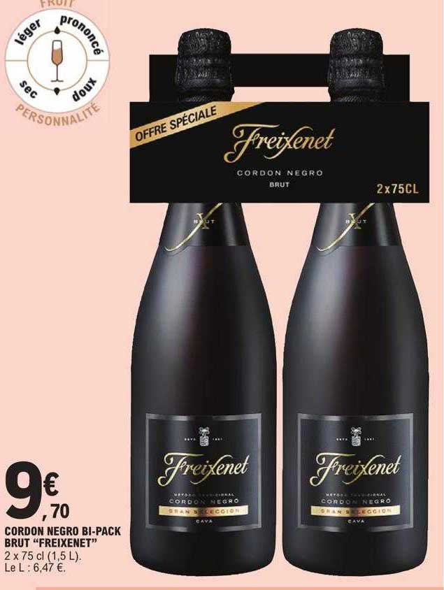 cordon negro bi-pack brut "freixenet"