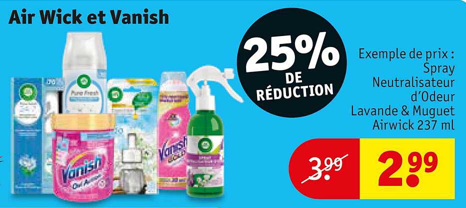 air wick et vanish