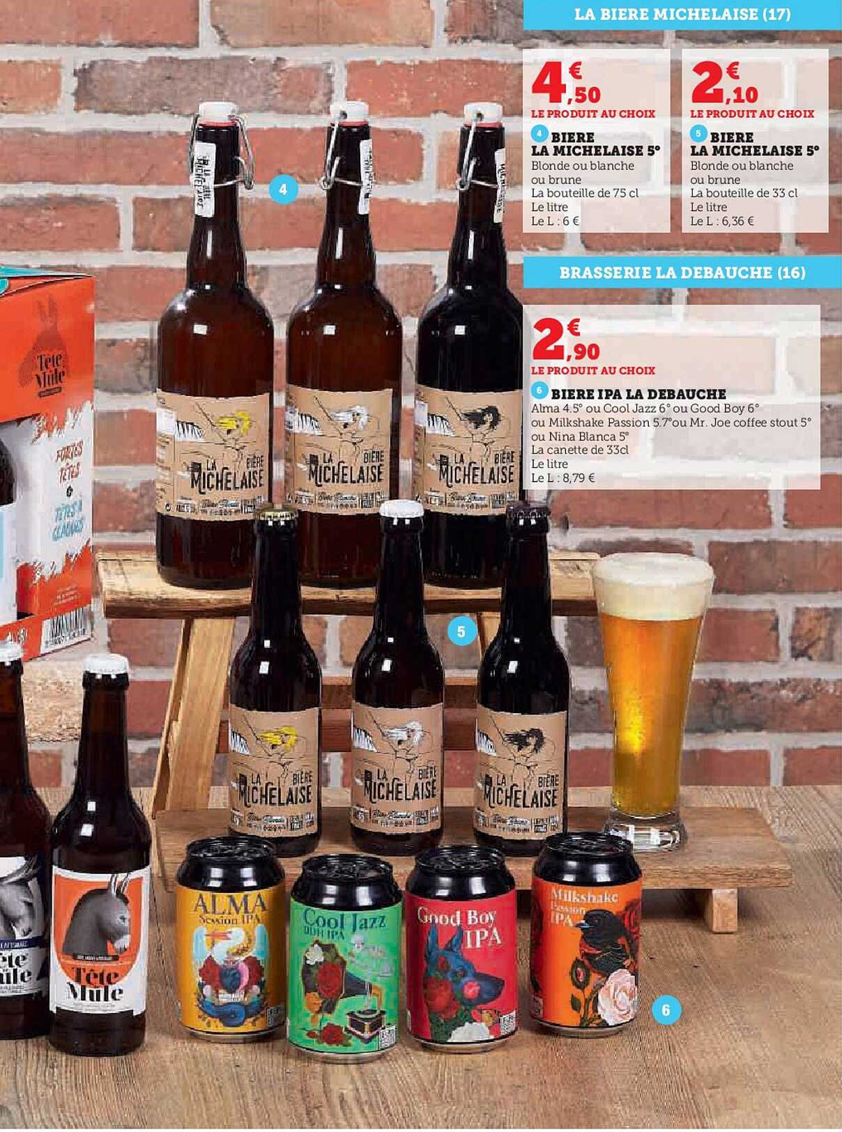 bière la michelaire 5°, bière ipa la débauche