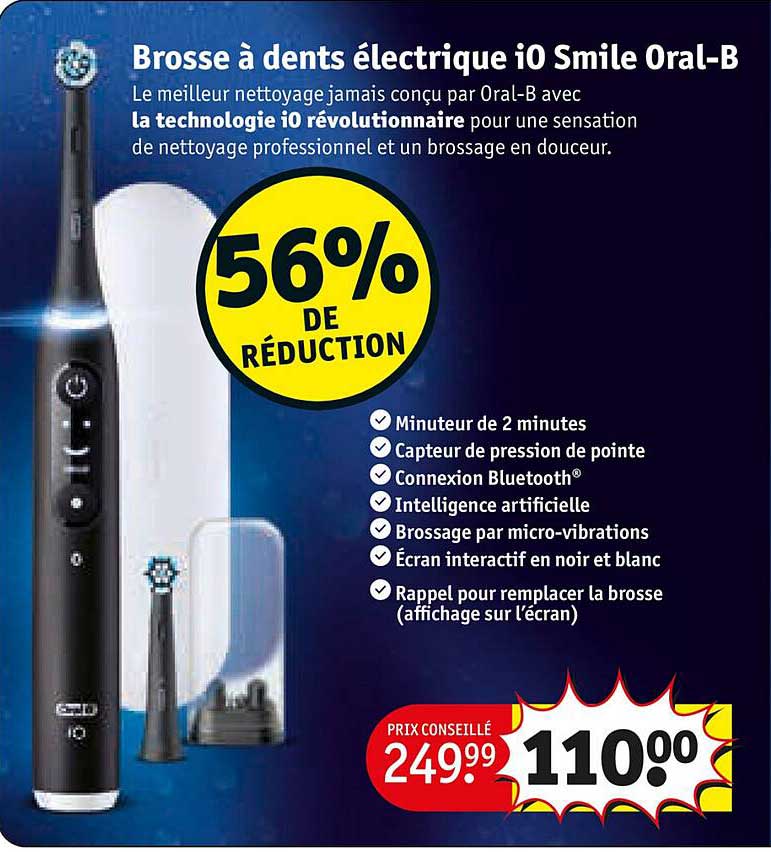 brosse à dents électrique i0 smile oral-b