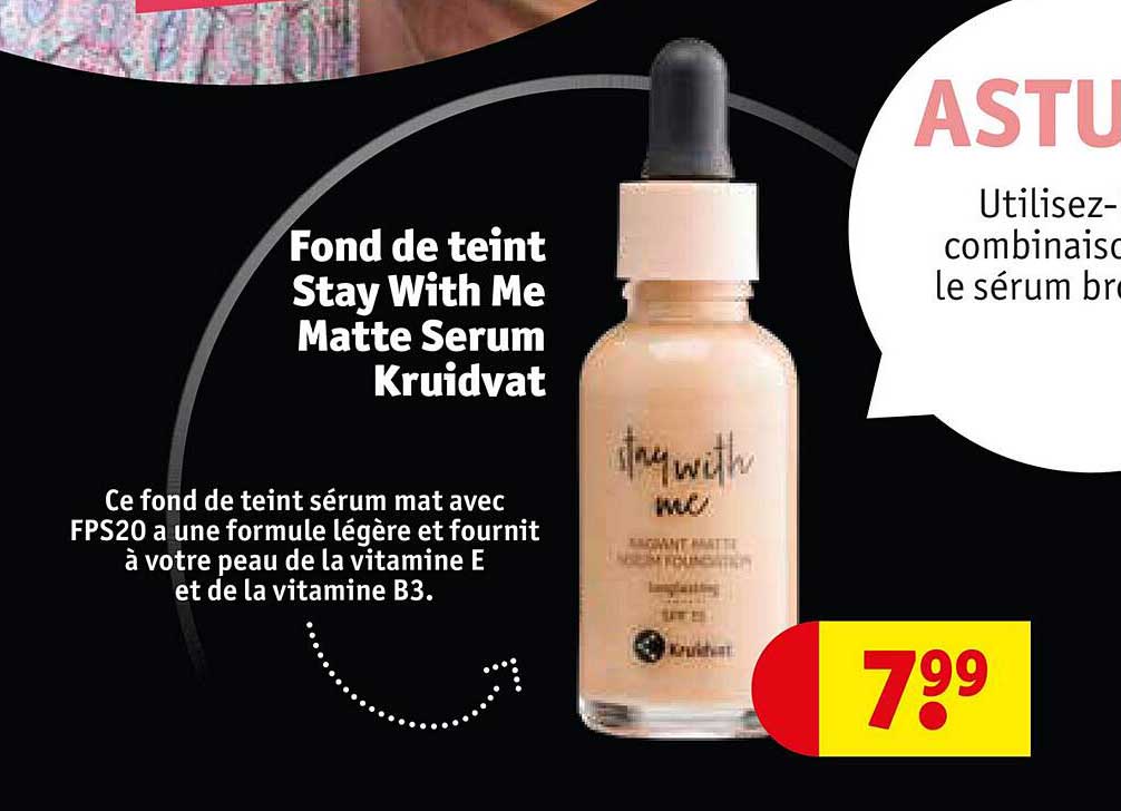 fond de teint stay with me matte sérum kruidvat