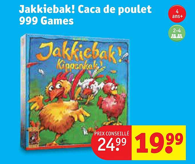 jakkiebak! caca de poulet 999 games