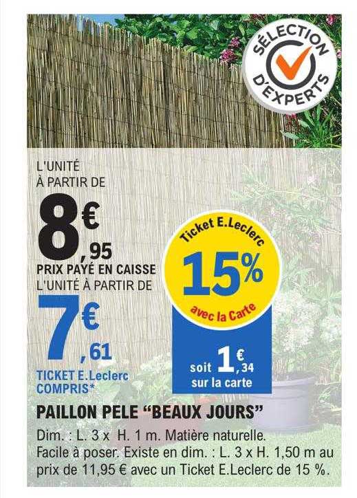 paillon pêle "beaux jours"