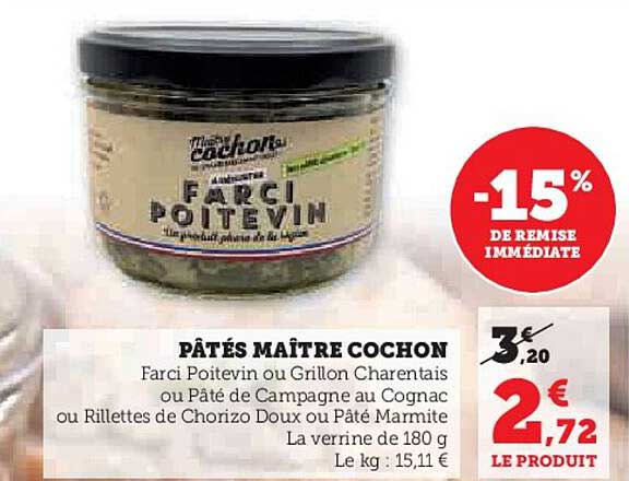 pâtés maître cochon
