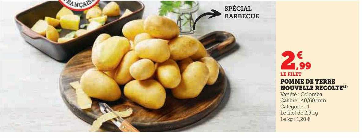 pomme de terre nouvelle récolte