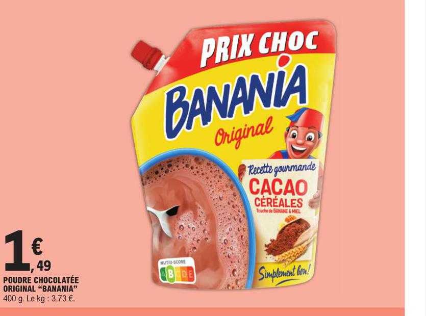 poudre chocolatée original "banania"
