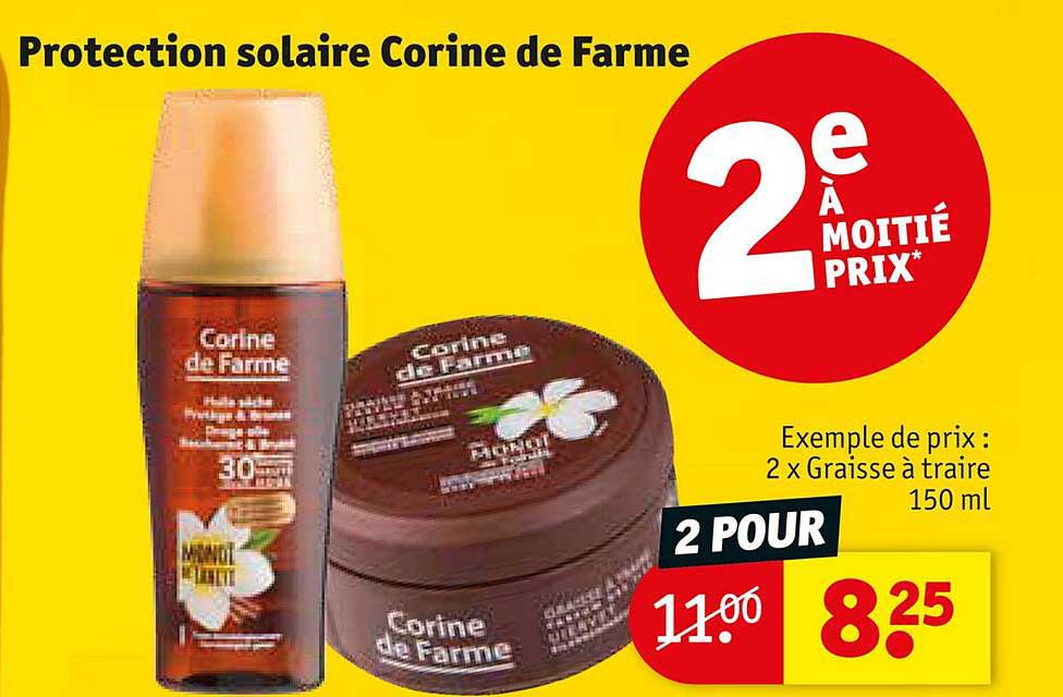 protection solaire corine de farme