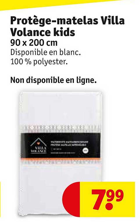 protège-matelas villa volance kids