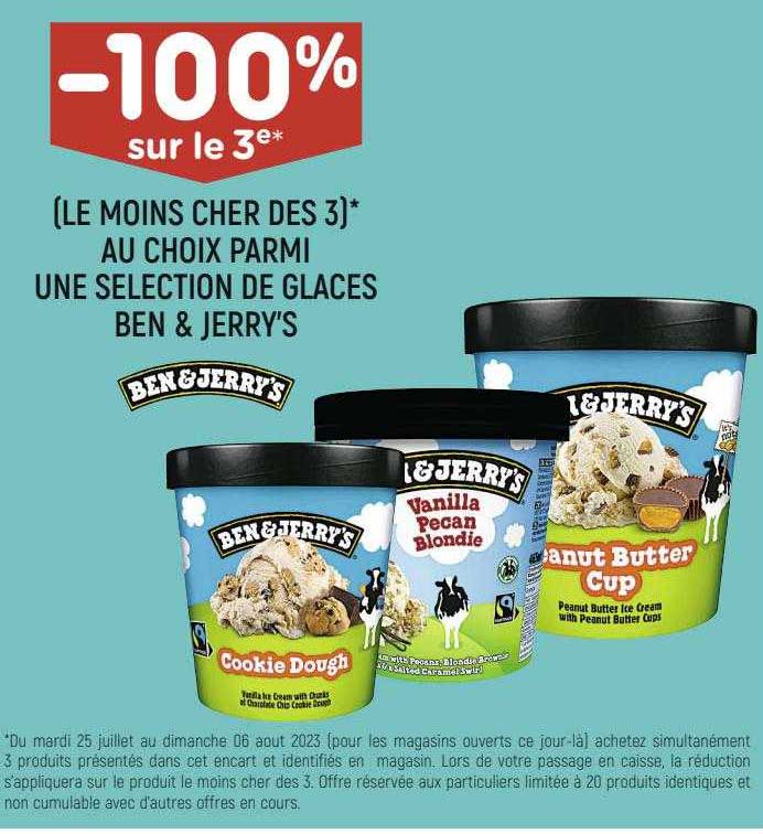 Sélection De Glaces Ben & Jerry's