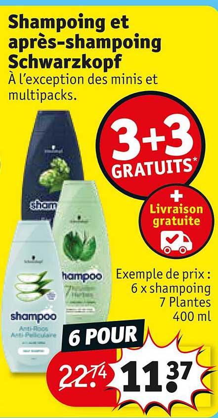 shampoing et après-shampoing schwarzkopf