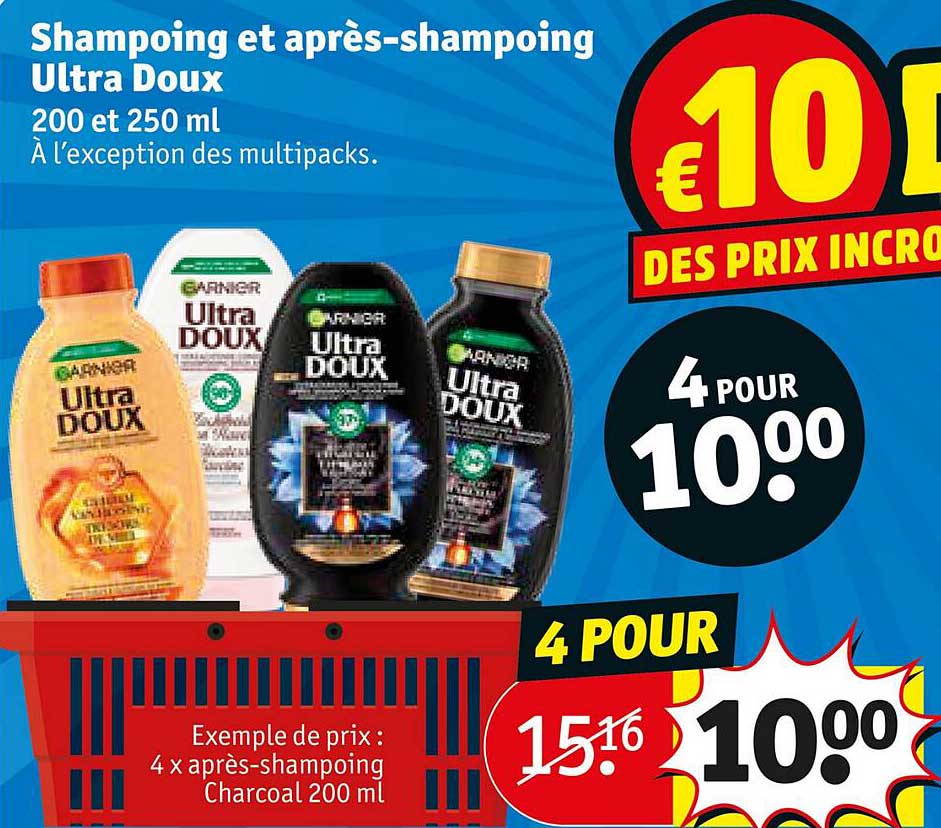 shampoing et après-shampoing ultra doux