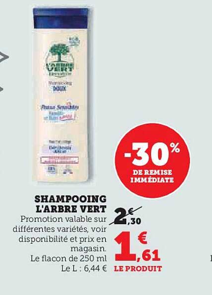 shampooing l'arbre vert