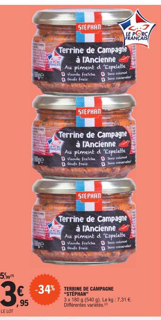 Terrine De Campagne "stéphan"