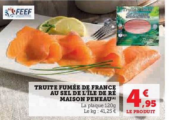 truite fumée de france au sel de l'île de ré maison peneau