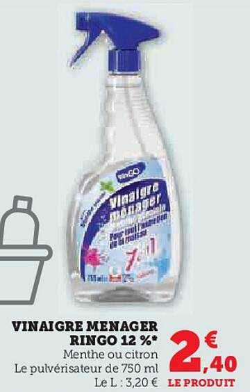 Vinaigre Ménager Ringo 12%