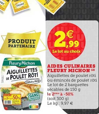 aides culinaires fleury michon