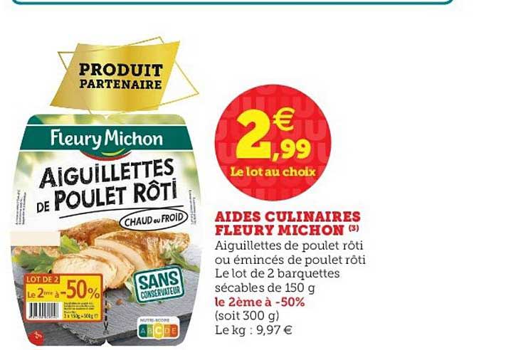 aides culinaires fleury michon