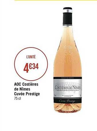 aoc costières de nîmes cuvée prestige