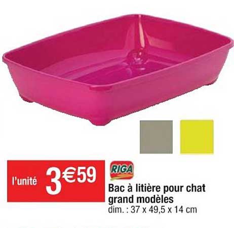 Bac à Litière Pour Chat Grand Modèles Riga