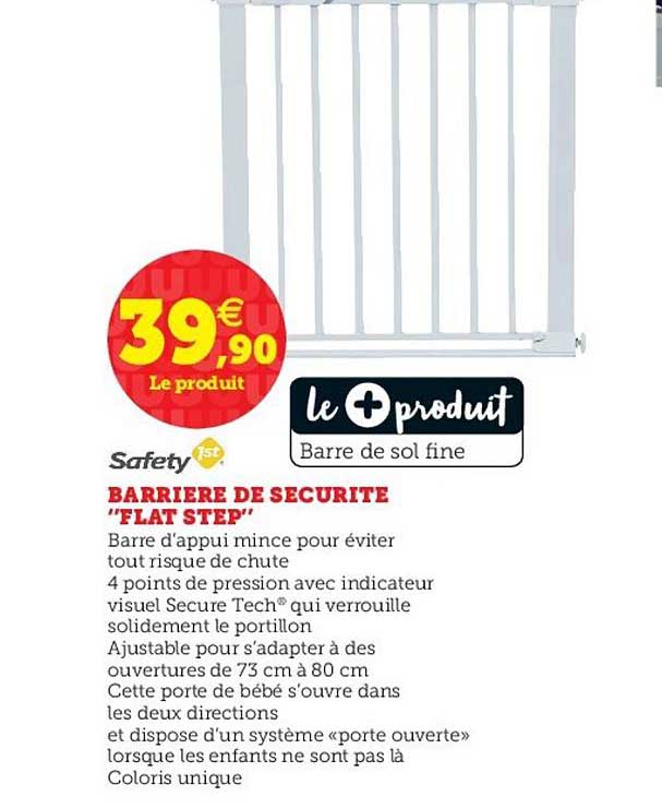 Barrière De Sécurité Flat Step Safety 1st